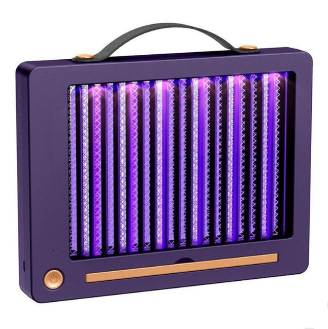 HKM-5679805 UV Light Electric Shock Mosquito Killer Lamp with USB Charging - Portable Low Noise Insect Trap