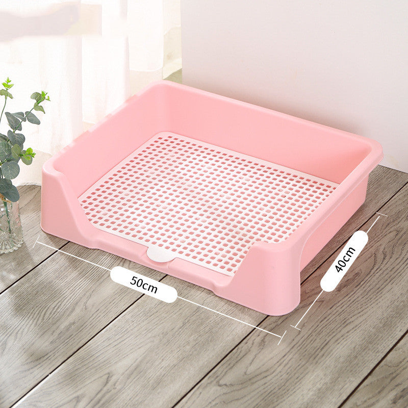 HKM-5681085 Large Anti-Stepping Stool Urinal for Dogs - Solid Color Options Available