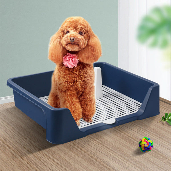 HKM-5681085 Large Anti-Stepping Stool Urinal for Dogs - Solid Color Options Available