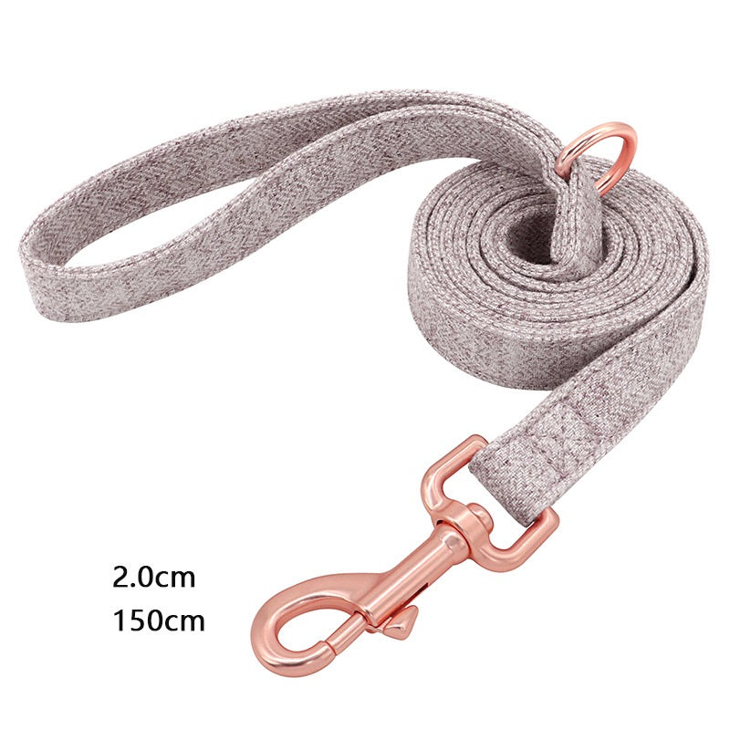 HKM-5681469 Adjustable Pet Dog Collar with Engraving and Traction Rope ¨C Anti-Lost Supplies, Sizes S, M, L