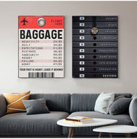 HKM-568211 Inspired Motivation Canvas Wall Art - Success Weight Quotes on Oil Canvas