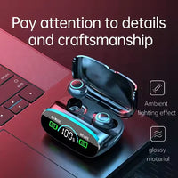 HKM-568211 Wireless Gaming Earbuds with Active Noise Cancellation and Digital Display Battery Power Bank