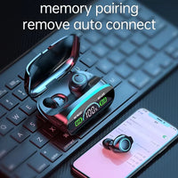HKM-568211 Wireless Gaming Earbuds with Active Noise Cancellation and Digital Display Battery Power Bank
