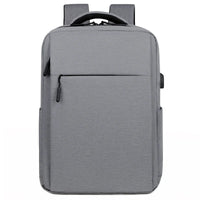 HKM-568275 Custom Logo Large Capacity Travel Laptop Backpack with USB Charging for Outdoor Use