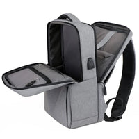 HKM-568275 Custom Logo Large Capacity Travel Laptop Backpack with USB Charging for Outdoor Use