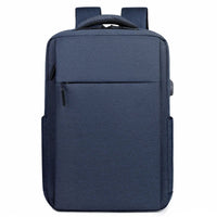 HKM-568275 Custom Logo Large Capacity Travel Laptop Backpack with USB Charging for Outdoor Use