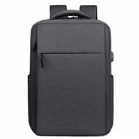 HKM-568275 Custom Logo Large Capacity Travel Laptop Backpack with USB Charging for Outdoor Use