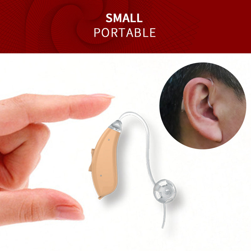 HKM-568403 Digital Wireless Hearing Aid with Noise Reduction and Bluetooth App Control, Split Design for Left or Right Ear