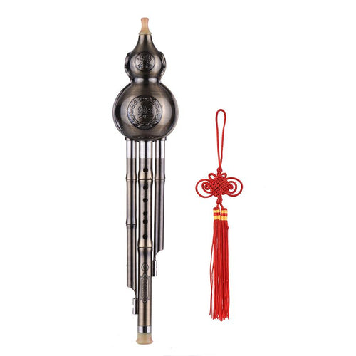 HKM-568467 C Tone Hulusi Traditional Musical Instrument with Authentic Sound
