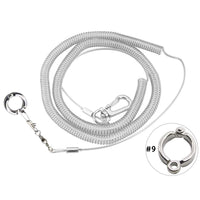 HKM-5685181 Lightweight Bird Harness with Anti-Escape Snap Button - 3m Adjustable Length for Comfort