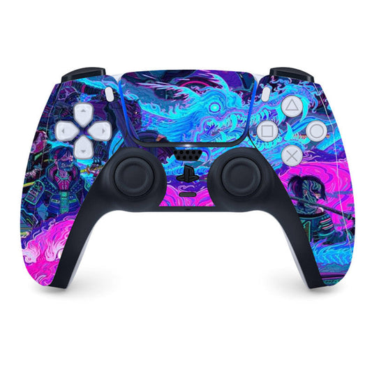 HKM-568531 Stylish Skin Sticker for PS5 Controllers - Easy to Apply and Remove, Protects Against Dust and Scratches