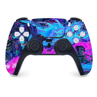 HKM-568531 Stylish Skin Sticker for PS5 Controllers - Easy to Apply and Remove, Protects Against Dust and Scratches