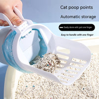 HKM-5686973 Cat Litter Scoop with Refill Bags - Self-Cleaning Waste Bin System for Cats and Dogs