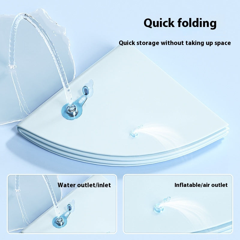 HKM-5687229 Cooling Water Mattress for Pets - Inflatable PVC Design for Summer Relaxation