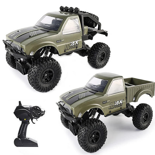 HKM-568787 1/16 RC Off-Road Military Climbing Car 2.4GHz Remote Control Vehicle for Kids