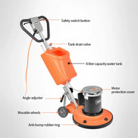HKM-568787 20 Inch Floor Scrubber with 2.5HP Motor for Waxing, Polishing, and Cleaning Tasks