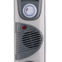 HKM-568979 Adjustable Oil-Filled Radiator Heater with Thermostat and Safety Features - 500W/1000W/1500W Options, Indoor Use