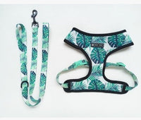 HKM-5690429 Breathable Mesh Chest Strap with Traction Rope for Pets - Unicorn Design