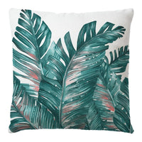 HKM-569043 Linen Pillow Cover with Cartoon Flower Tree Pattern - 45x45cm