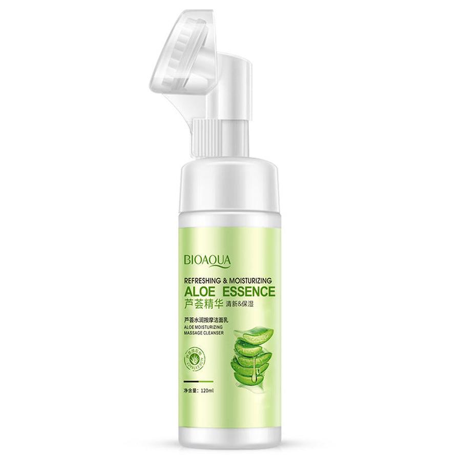 HKM-569107 Aloe Vera Moisturizing Cleansing Foam for Deep Skin Cleanse and Hydration - 120ml