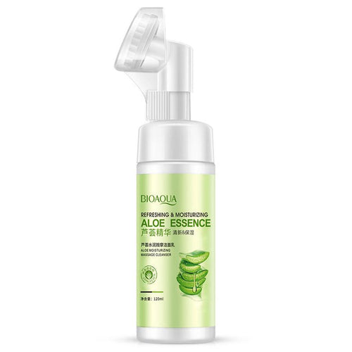 HKM-569107 Aloe Vera Moisturizing Cleansing Foam for Deep Skin Cleanse and Hydration - 120ml