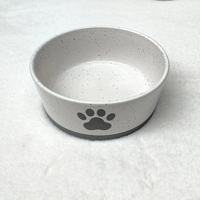 HKM-5691325 Slightly Flawed Ceramic Cat Bowl - Various Color Options Available