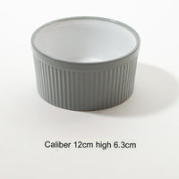 HKM-5691325 Slightly Flawed Ceramic Cat Bowl - Various Color Options Available