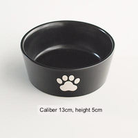HKM-5691325 Slightly Flawed Ceramic Cat Bowl - Various Color Options Available