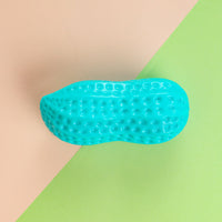 HKM-5691965 Durable TPR Peanut Dog Toy with Sound - Bite Resistant, Multi-Color Options