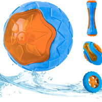 HKM-5692605 Interactive Floating Dog Squeaky Toys for Fetch and Play - Water-Friendly Chew Toys