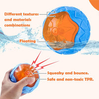 HKM-5692605 Interactive Floating Dog Squeaky Toys for Fetch and Play - Water-Friendly Chew Toys