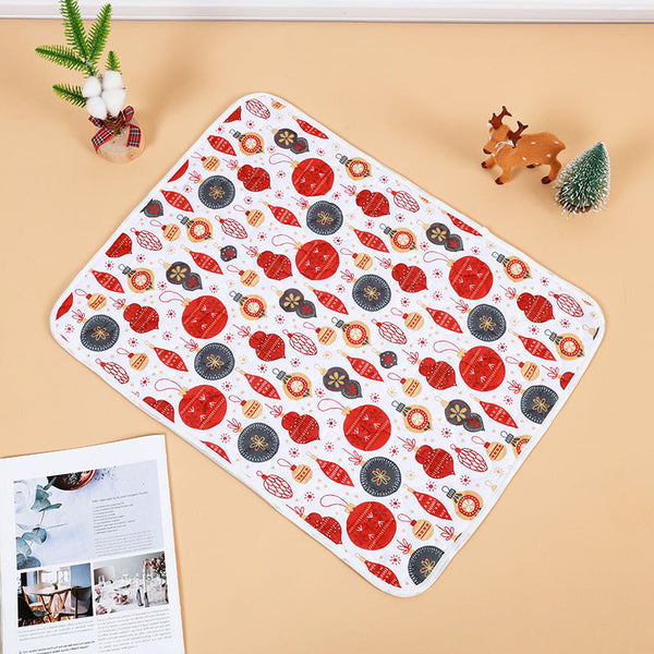 HKM-5692989 Christmas Style Absorbent Non-Slip Urine Pad for Dogs - Available in Multiple Designs and Sizes
