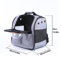 HKM-5693373 Space Pet Backpack for Small Pets - Waterproof Oxford Cloth Design with Large Storage Capacity