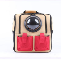 HKM-5693373 Space Pet Backpack for Small Pets - Waterproof Oxford Cloth Design with Large Storage Capacity