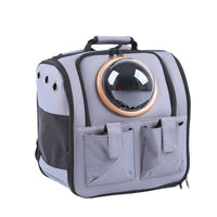 HKM-5693373 Space Pet Backpack for Small Pets - Waterproof Oxford Cloth Design with Large Storage Capacity