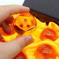 HKM-569363 7 Stars Dragon Crystal Ball 5.7cm Anime Figure Collectible Orange Ornament