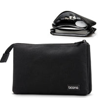 HKM-569427 Digital Accessory Storage Bag for Cables and Power Banks - Oxford Cloth, Gray and Black Options
