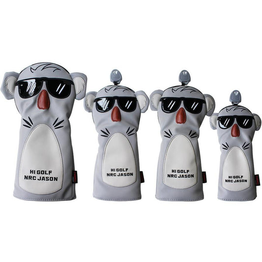 HKM-569555 Cute Koala Cartoon Golf Club Head Cover for Stylish Protection