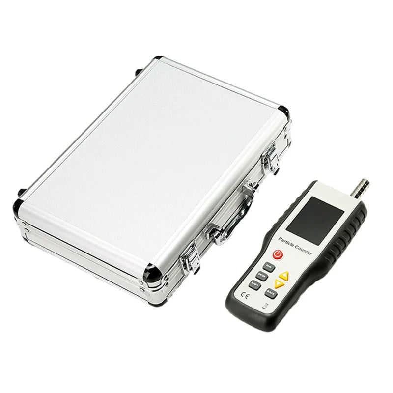 HKM-569555 High Sensitivity PM2.5 Air Quality Monitor - Handheld Dust Particle Counter with Temperature and Humidity Measurement