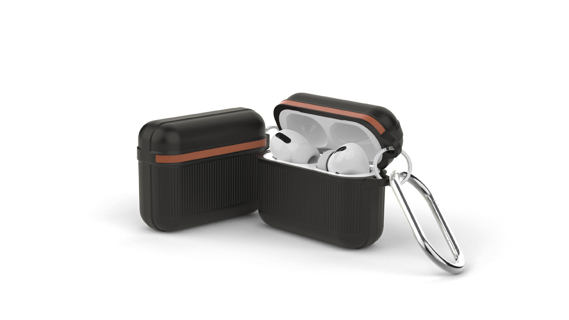HKM-569555 Silicone Earphone Case for Apple AirPods 1/2, AirPods Pro, and AirPods 3 with Metal Buckle