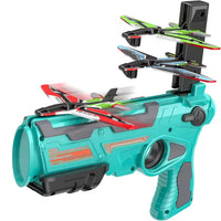 HKM-569619 Continuous Ejection Aircraft Launchers for Soft Bullet Flight Play - Ideal for Outdoor Sports and Shooting Games