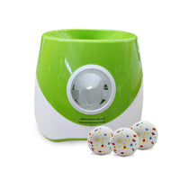 HKM-5696573 Interactive Outdoor Dog Tennis Ball Launcher with Three ETPU Balls - Bright Fluorescent Colors