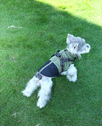HKM-5696701 Waterproof Casual Cotton Pet Jacket in Red, Sapphire Blue, Army Green - Sizes S to XXL Available