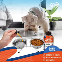 HKM-5696957 Natural Yeast Infection Relief for Dogs - Itchy Skin & Ear Treatment Drops, Reduces Inflammation & Irritation, Promotes Skin Health