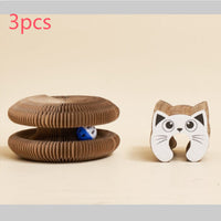 HKM-5697085 Creative Cat Scratch Board for Claw Grinding and Play, Made of Corrugated Paper