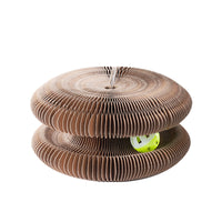 HKM-5697085 Creative Cat Scratch Board for Claw Grinding and Play, Made of Corrugated Paper
