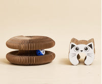 HKM-5697085 Creative Cat Scratch Board for Claw Grinding and Play, Made of Corrugated Paper