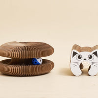 HKM-5697085 Creative Cat Scratch Board for Claw Grinding and Play, Made of Corrugated Paper