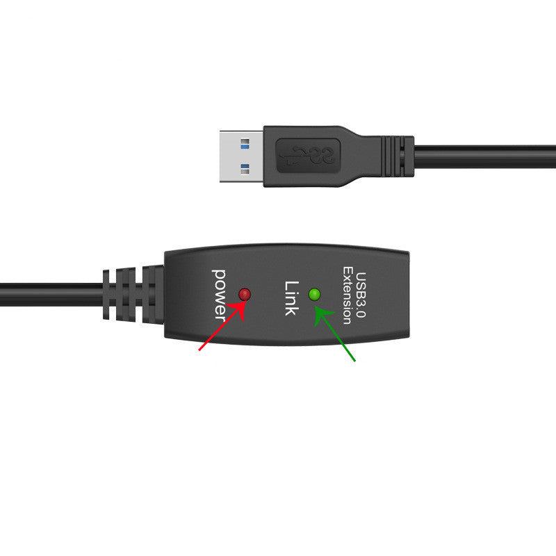 HKM-569747 Conference Camera USB Extension Cable - 5m to 20m Options, Oxygen-Free Copper Wiring, Ideal for PC Connections