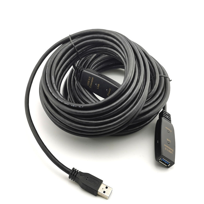 HKM-569747 Conference Camera USB Extension Cable - 5m to 20m Options, Oxygen-Free Copper Wiring, Ideal for PC Connections
